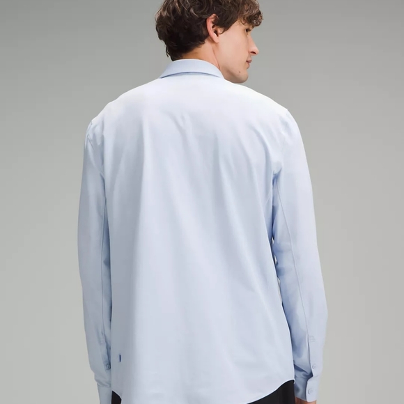 Men's Light Blue Long Sleeve Shirt - Picture 2 of 12